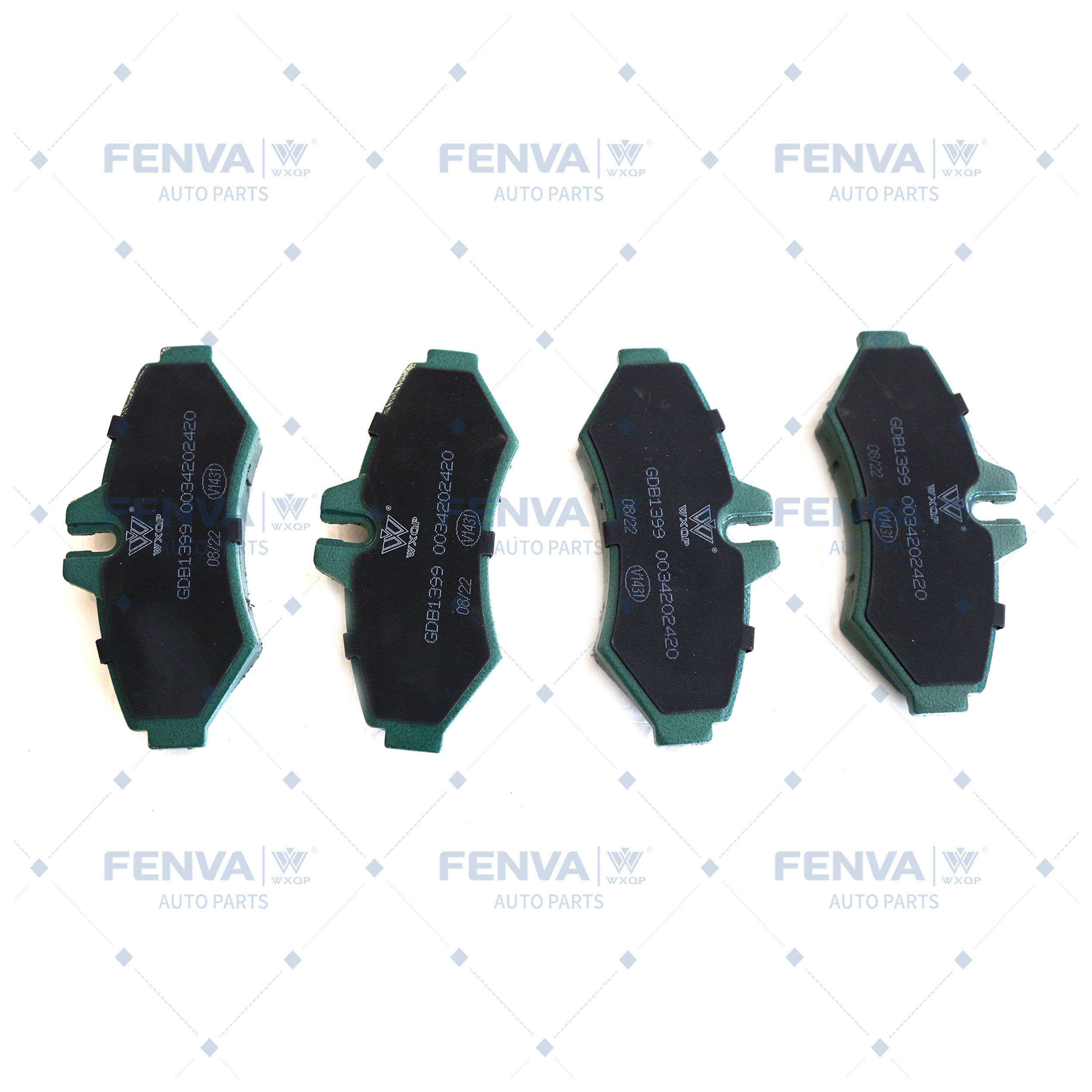 Kit de plaquettes de frein, frein à disque WXQP 140499