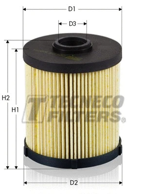 Filtre à carburant TECNECO FILTERS GS0470E