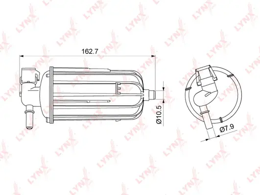 Filtre à carburant LYNXAUTO LF-1079M