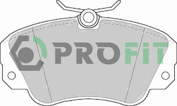 Kit de plaquettes de frein, frein à disque PROFIT 5000-0686 C
