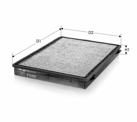Filtre, air de l'habitacle TECNECO FILTERS CK5893C
