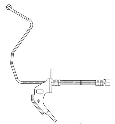 Flexible de frein CEF 512328