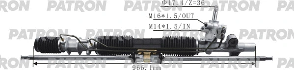 Crémaillère de direction PATRON PSG3061