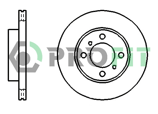Disque de frein PROFIT 5010-1005