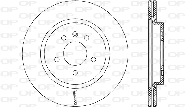 Disque de frein OPEN PARTS BDA2669.20