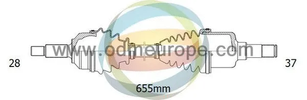 Arbre de transmission 4X4 ESTANFI EST-18-161540