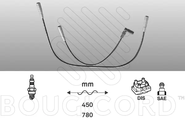 Kit de câbles d'allumage EFI AUTOMOTIVE 3143