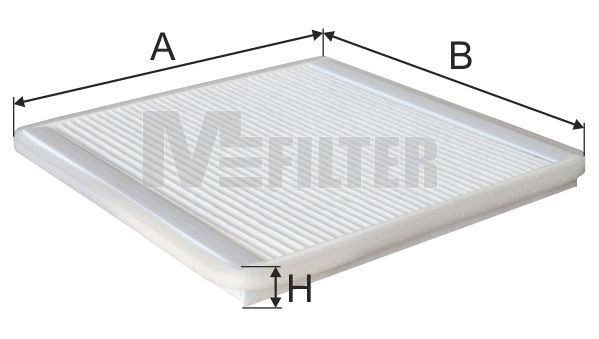 Filtre, air de l'habitacle MFILTER K 980