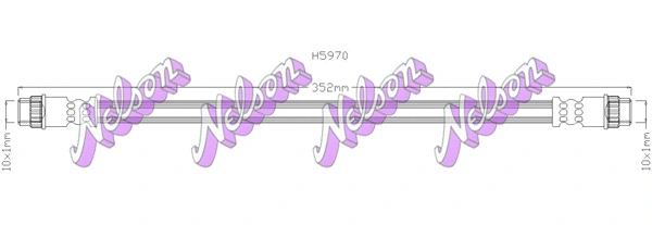 Flexible de frein KAWE H5970