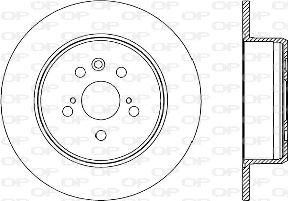 Disque de frein OPEN PARTS BDR2043.10