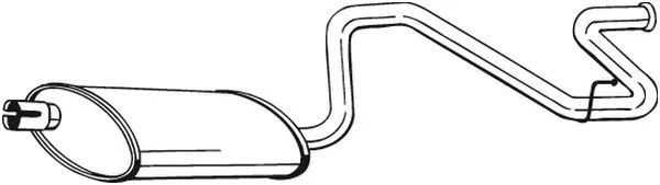 Silencieux arrière BOSAL 281-869