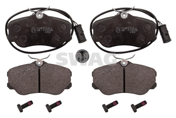 Kit de plaquettes de frein, frein à disque SWAG 74 11 6006