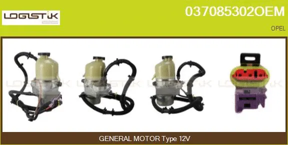 Pompe hydraulique, direction LGK 037085302OEM
