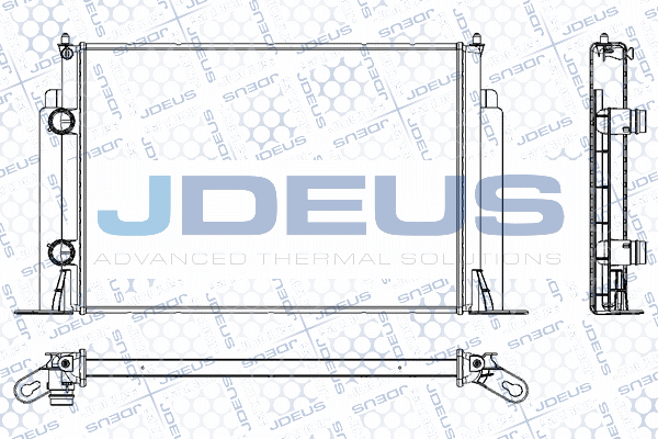 Radiateur, refroidissement du moteur JDEUS RA0110861