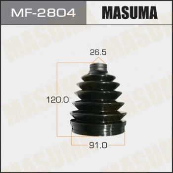Jeu de joints-soufflets, arbre de commande MASUMA MF-2804