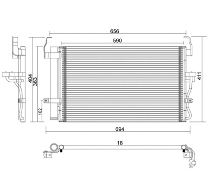 Condenseur, climatisation PowerMax 7110367