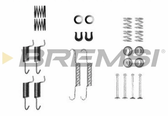 Kit d'accessoires, mâchoire de frein BREMSI SK0010