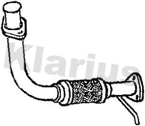 Tuyau d'échappement KLARIUS 301339