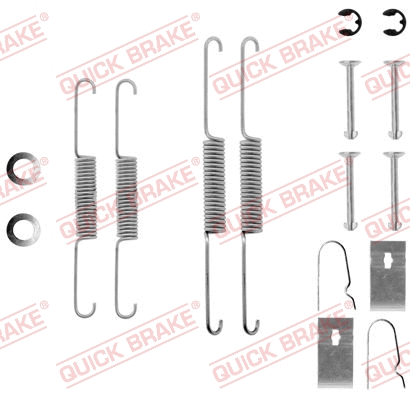 Kit d'accessoires, mâchoire de frein KAWE 105-0578