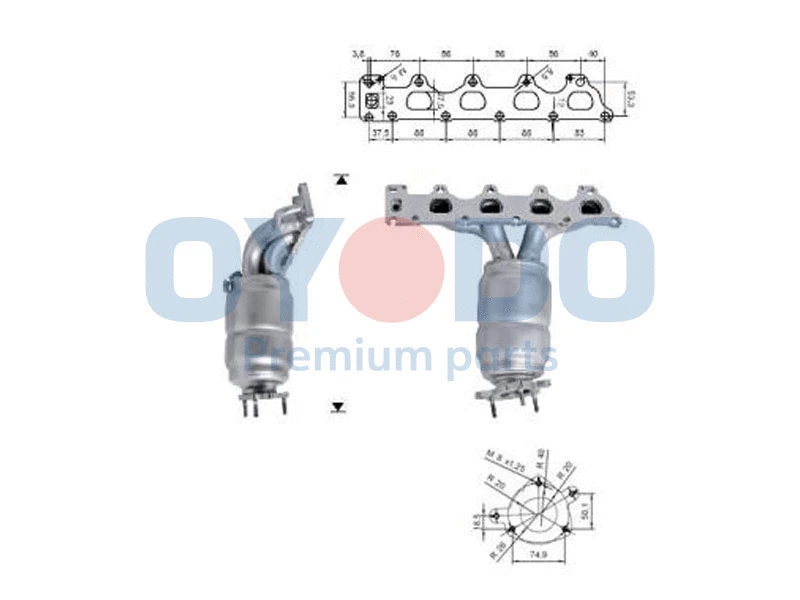 Catalyseur Oyodo 10N0075-OYO
