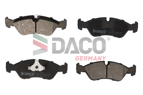 Kit de plaquettes de frein, frein à disque DACO Germany 323607