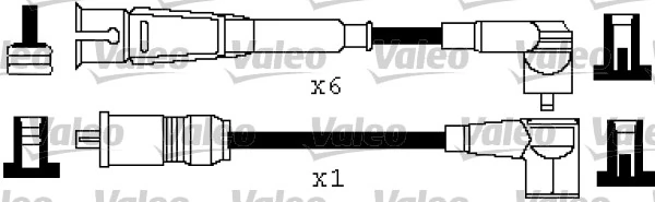 Kit de câbles d'allumage VALEO 346219