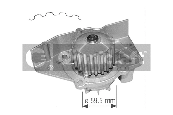 Pompe à eau, refroidissement du moteur Omnicraft 2317268