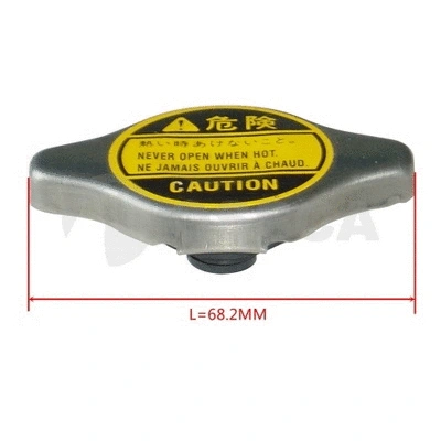 Bouchon de radiateur OSSCA 01785
