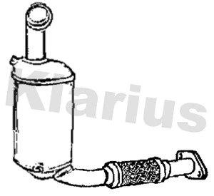 Filtre à particules / à suie, échappement KLARIUS 390430