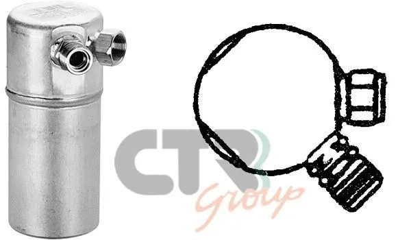 Filtre déshydratant, climatisation CTR 1211454