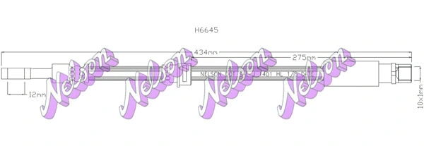 Flexible de frein KAWE H6645