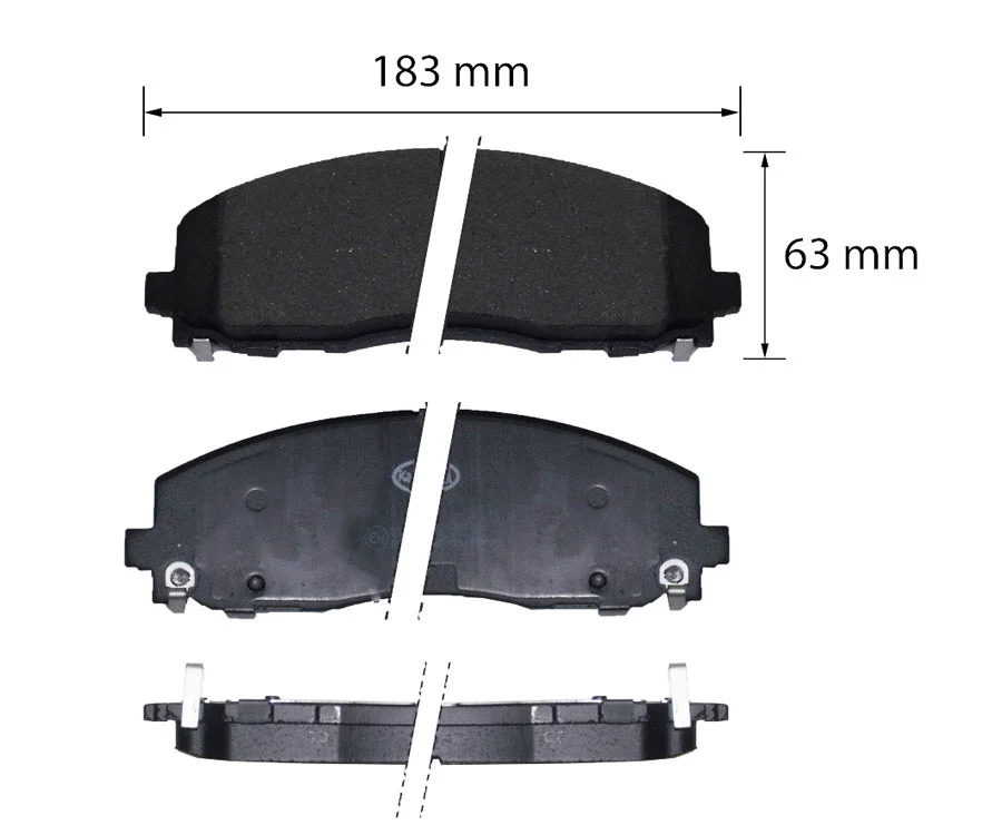 Kit de plaquettes de frein, frein à disque KAISHIN FK10219