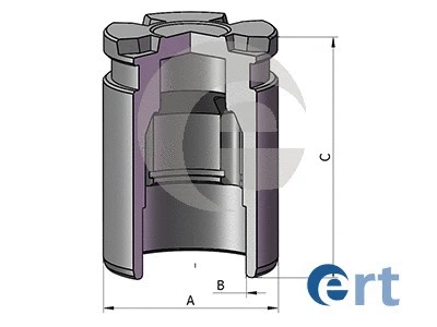 Piston, étrier de frein ERT 151472-C