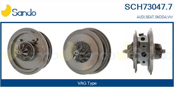 Groupe carter, turbocompresseur SANDO SCH73047.7