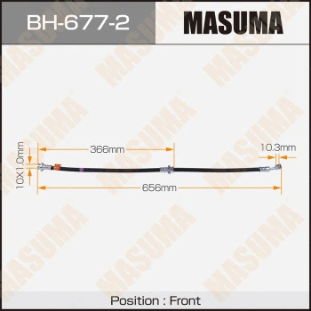 Flexible de frein MASUMA BH-677-2