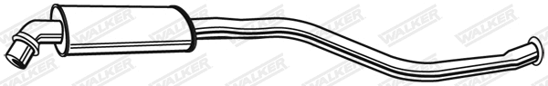 Silencieux central WALKER 21869