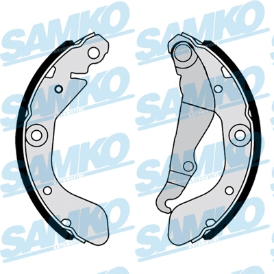 Jeu de mâchoires de frein SAMKO 81168