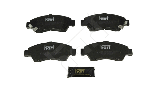 Kit de plaquettes de frein, frein à disque HART 248 935