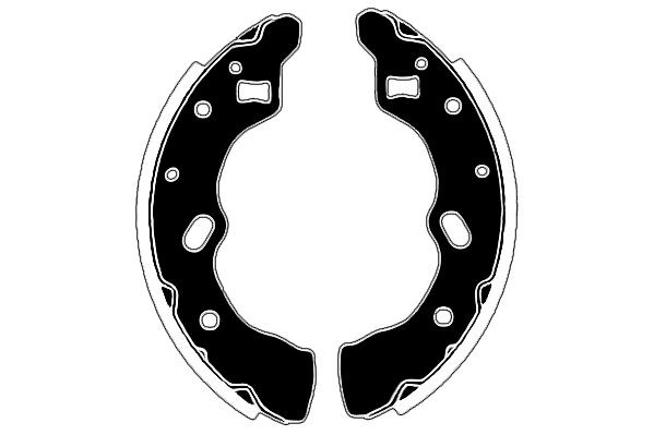 Jeu de mâchoires de frein RAICAM RA28410