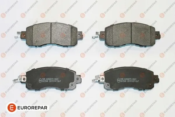 Kit de plaquettes de frein, frein à disque EUROREPAR 1681162780