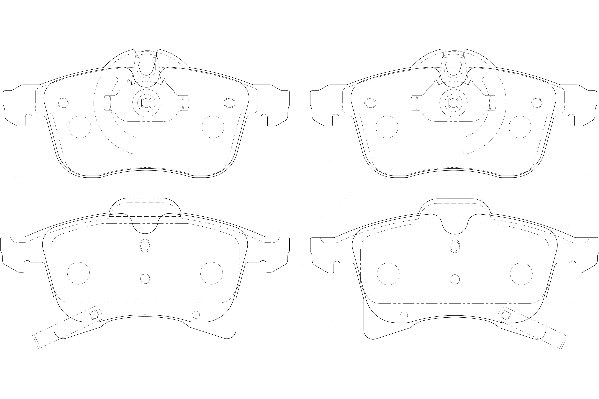 Kit de plaquettes de frein, frein à disque Omnicraft 2134850
