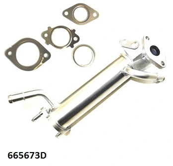 Radiateur, réaspiration des gaz d'échappement BorgWarner 665673D