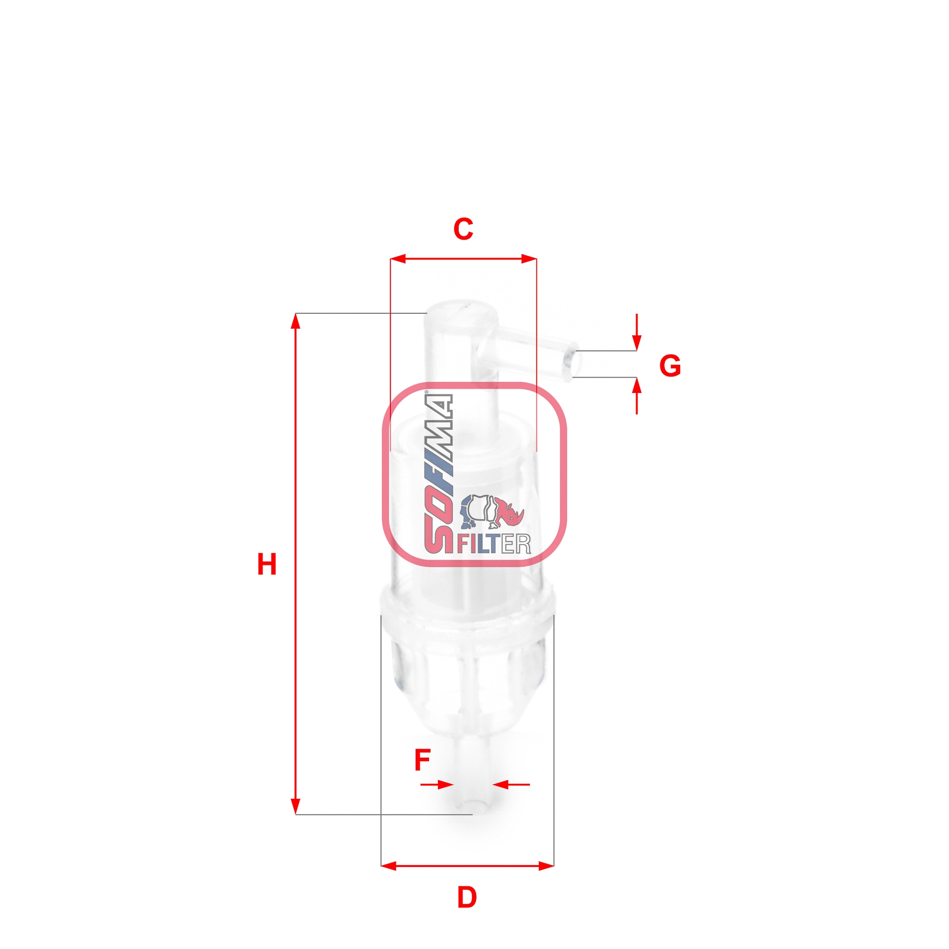Filtre à carburant SOFIMA S 1013 B