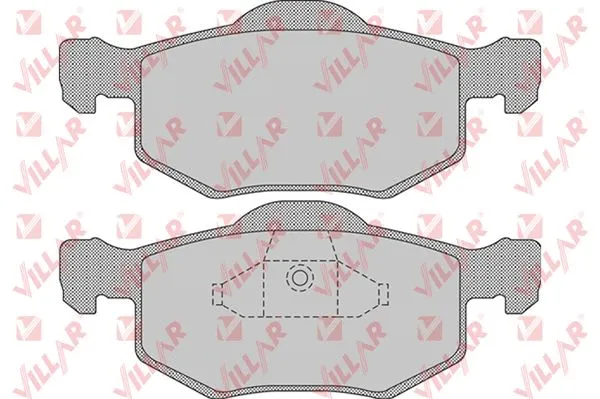 Kit de plaquettes de frein, frein à disque VILLAR 626.1091