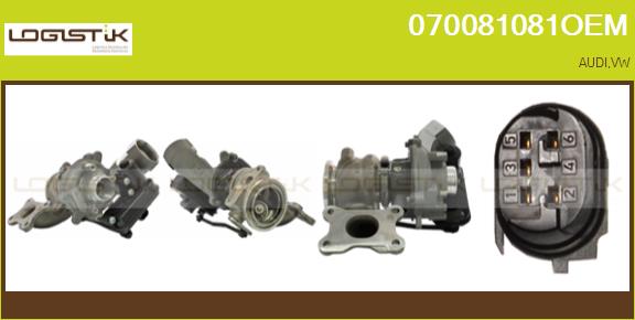 Turbocompresseur, suralimentation LGK 070081081OEM