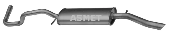 Silencieux arrière ASMET 19.011