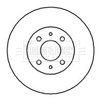 Disque de frein BORG & BECK BBD5018