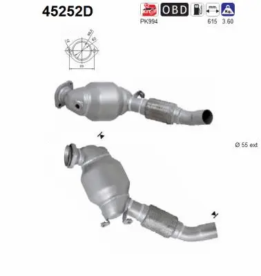 Catalyseur AS 45252D