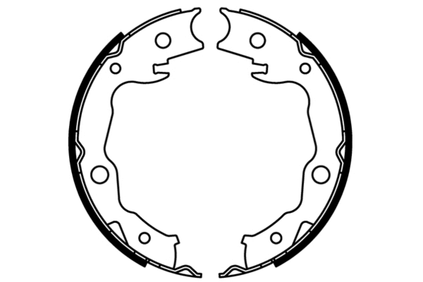 Jeu de mâchoires de frein E.T.F. 09-0705
