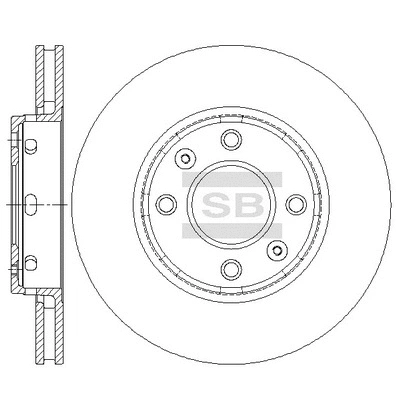 Disque de frein Hi-Q SD6102